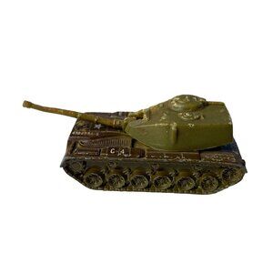 Vintage Hot Wheels Army Tank Tough Customer Green  Die Cast For Parts u